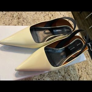 Proenza Schouler sling back wave pumps